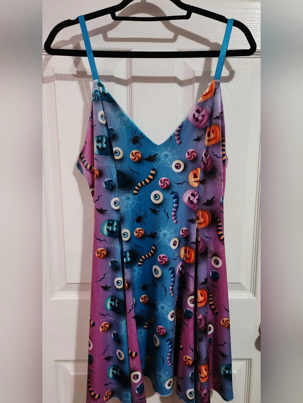 Blackmilk Velvet Mini Strappy Dress - Picture 2 of 6